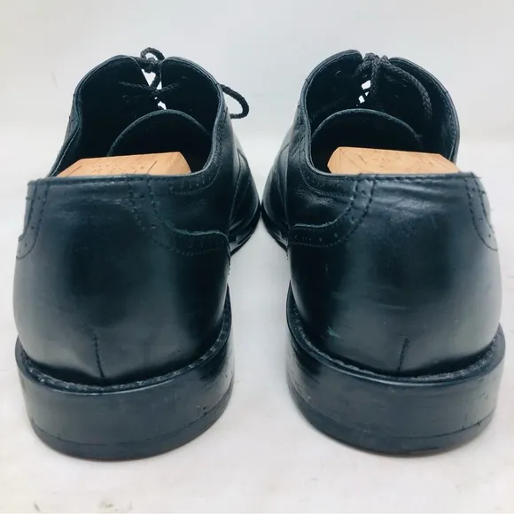 Ashton Grey Mercer Leather Wingtip Oxford Shoes