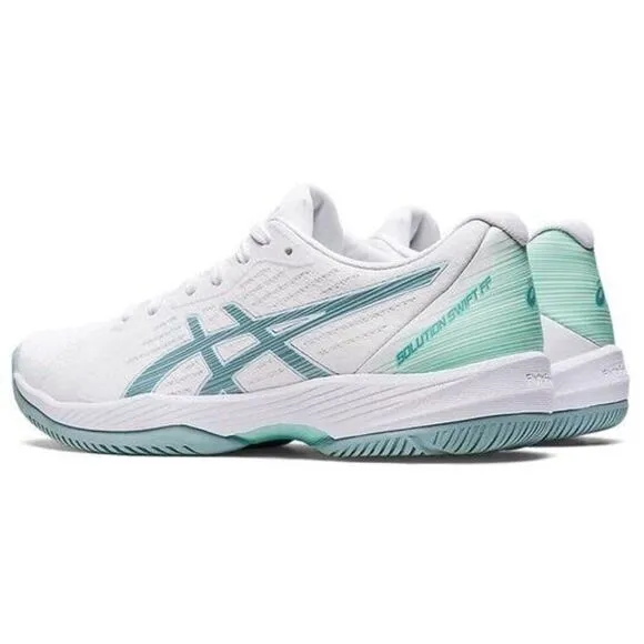 Asics Solution Swift FF 1042A197.104 Sneakers Women 7 White Tennis Shoes EEE3650