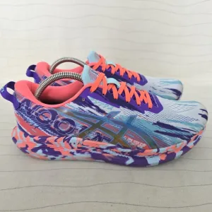 ASICS Womens Noosa Tri 13 White Purple Multicolor Running Shoes Sneakers Sz 9.5