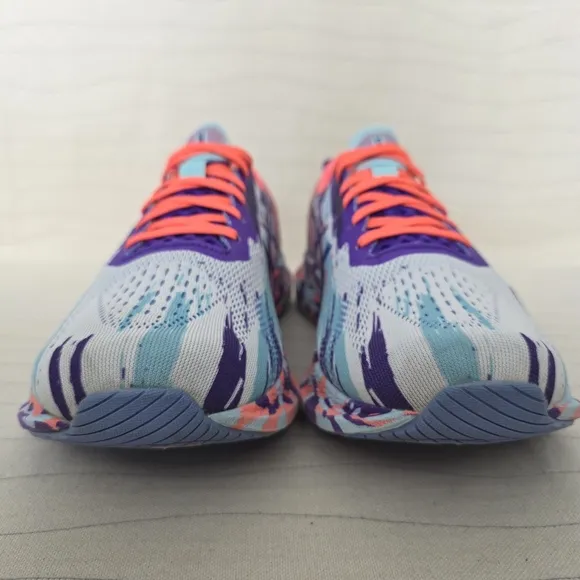 ASICS Womens Noosa Tri 13 White Purple Multicolor Running Shoes Sneakers Sz 9.5
