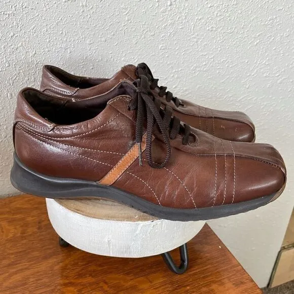 Bacco Bucci Oxford Lace Up Leather Dress Shoes Size 10