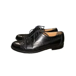 Bally Black Leather Oxford Men’s Dress Shoes Size 9.5 B