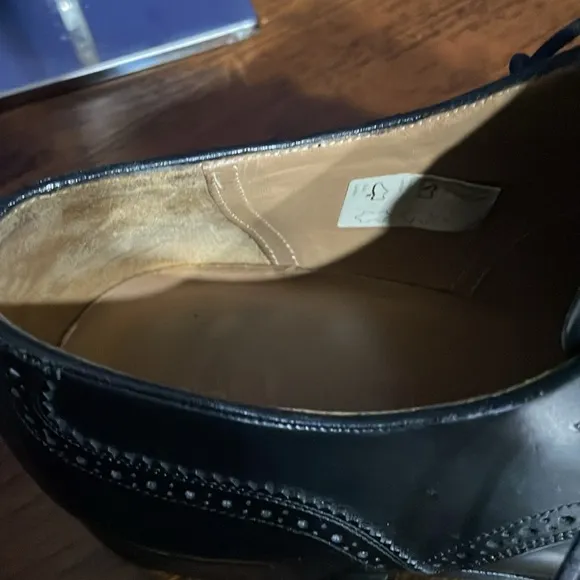 Bally Cap Toe Men’s Black Leather Badia Shoes