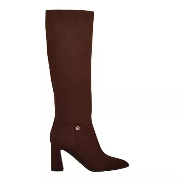Bandolino Kyla Brown Suede Heeled Boots Size 6.5