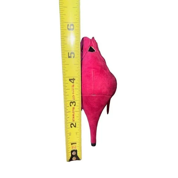 Bandolino Naive - Suede - Pink - Cerise Made in Italy Womens Size 10 NEW