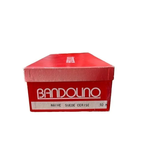 Bandolino Naive - Suede - Pink - Cerise Made in Italy Womens Size 10 NEW
