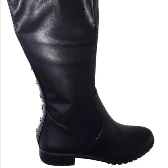 Bar III Taimi Over-The-Knee Boots In Black Size 5