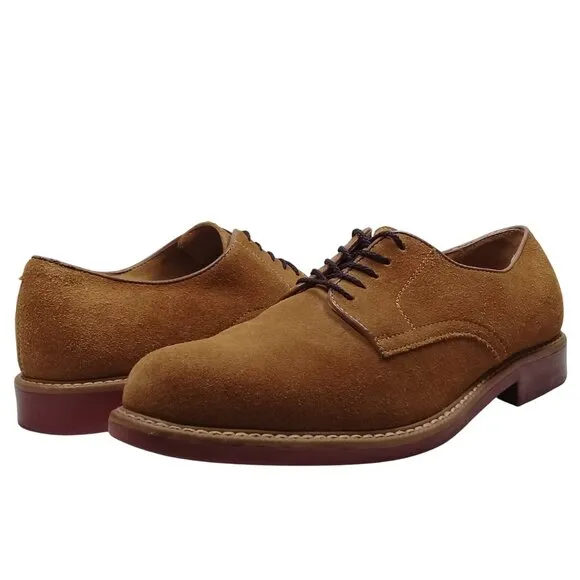 Bass Men's Brown Genuine Suede Leather Oxford Shoes Size 12M