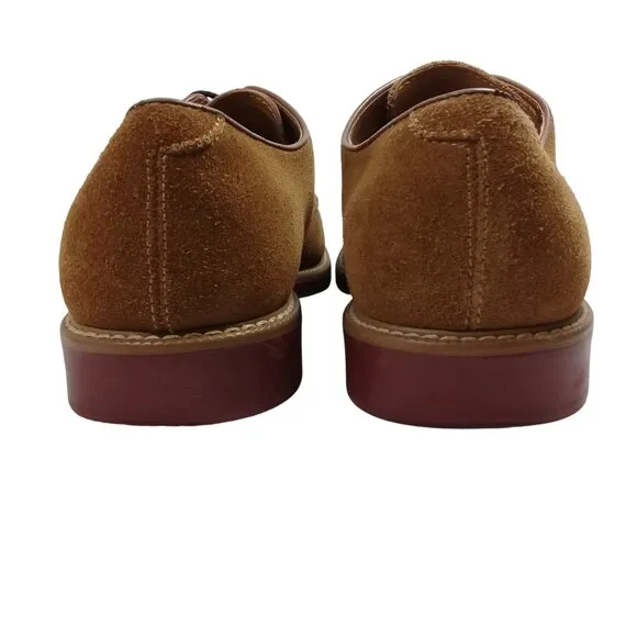 Bass Men's Brown Genuine Suede Leather Oxford Shoes Size 12M