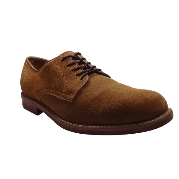 Bass Men's Brown Genuine Suede Leather Oxford Shoes Size 12M
