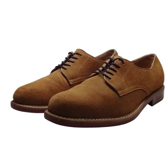 Bass Men's Brown Genuine Suede Leather Oxford Shoes Size 12M
