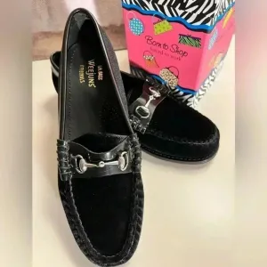 Bass Weejuns Lianna Velvet Womens Slip Horse-bit Loafers New