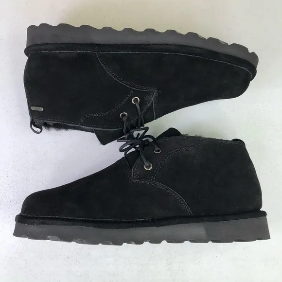 Bearpaw Spencer Black Suede Chukka Boots