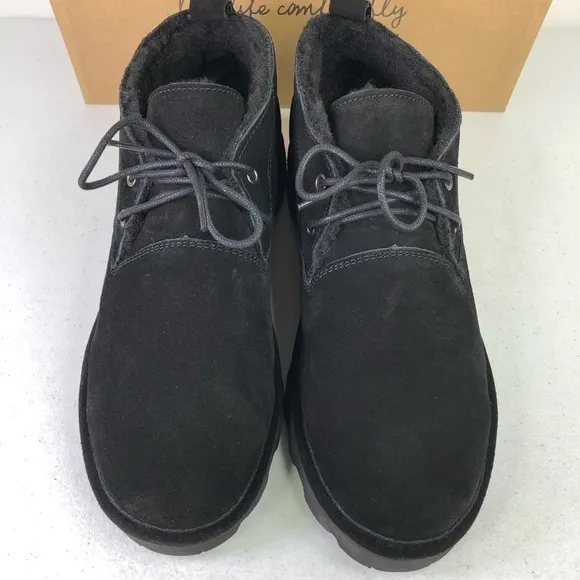 Bearpaw Spencer Black Suede Chukka Boots