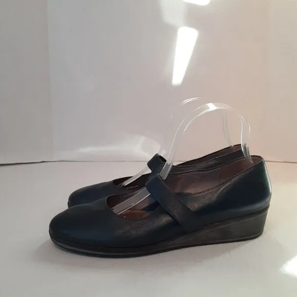 Beautifeel Shoes Women's 40 Blue Leather Mary Janes 2141