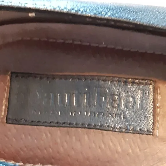 Beautifeel Shoes Women's 40 Blue Leather Mary Janes 2141