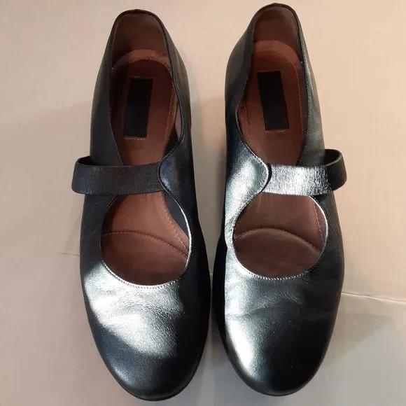 Beautifeel Shoes Women's 40 Blue Leather Mary Janes 2141