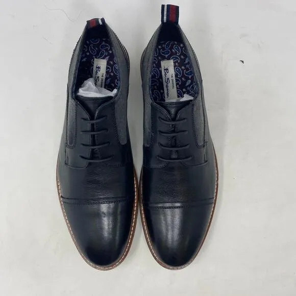 Ben Sherman  Brent Cap Toe Leather Oxford Shoes Mens Size 11