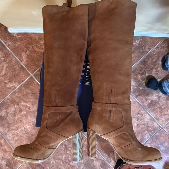 BIKER AMARETTO SUEDE boots