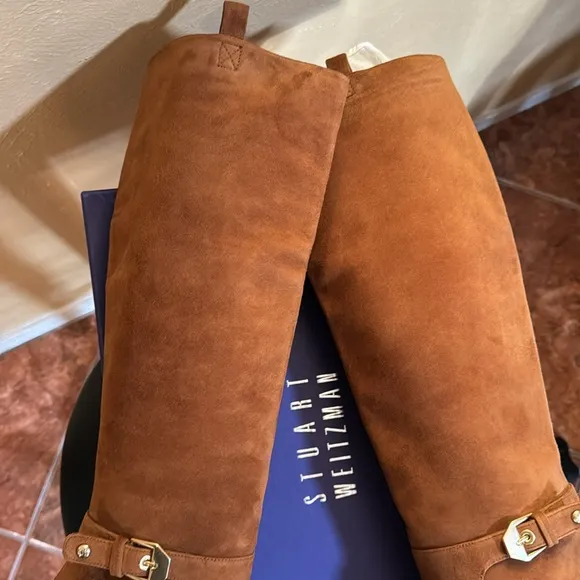 BIKER AMARETTO SUEDE boots