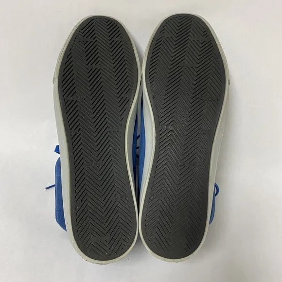 Bikkembergs Antra Blue Suede Leather Mid Low Top Zipper Sneakers Shoes 45 11.5