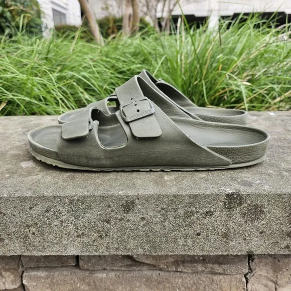 Birkenstock Arizona EVA Men's Khaki/Green Sandal Slide Straps EU 46 Size 13