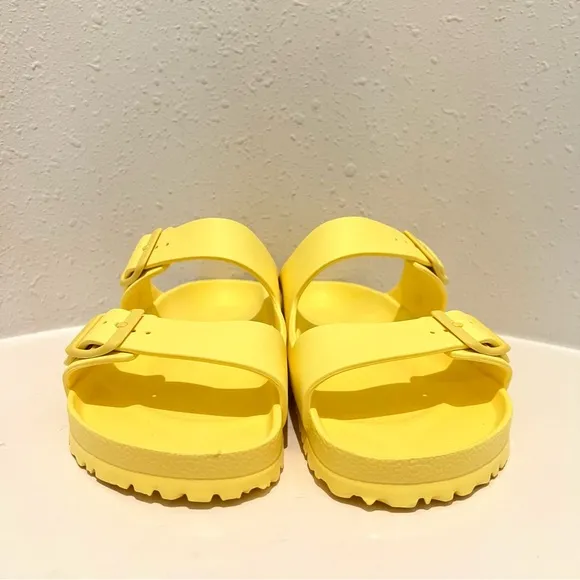 Birkenstock Arizona Eva Unisex Rubber Vibrant Yellow Sandals  Size 44 NEW