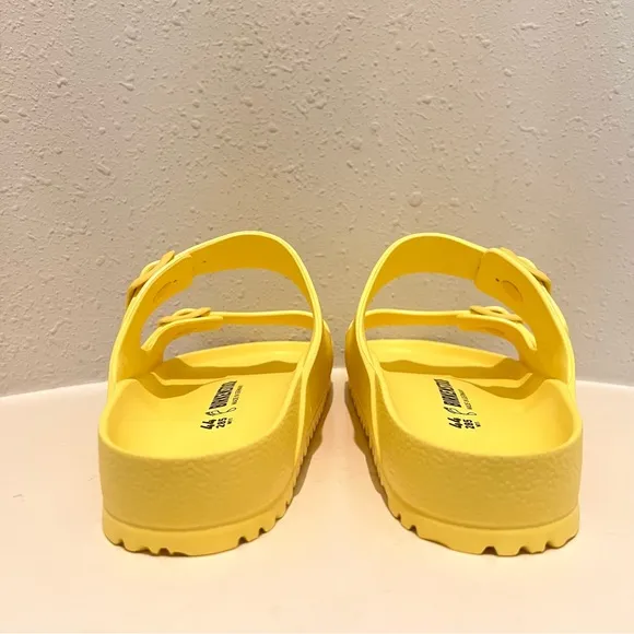 Birkenstock Arizona Eva Unisex Rubber Vibrant Yellow Sandals  Size 44 NEW
