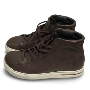BIRKENSTOCK Bend Leather Sneakers in brown with new footbeds. FINAL SALE PRICE