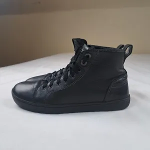 BIRKENSTOCK BEND MID HIGH SNEAKERS BLACK SOFT LEATHER SIZE 42(9)