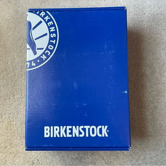 Birkenstock Edson Blue Suede Shoes Size 11 NIB