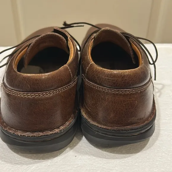 Birkenstock Footprints Men's Brown Leather Lace Up Oxford Shoes Size 10 (43)