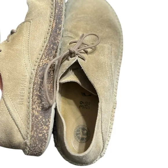 BIRKENSTOCK Gary Suede Ginger Oxford Lace Up Shoes