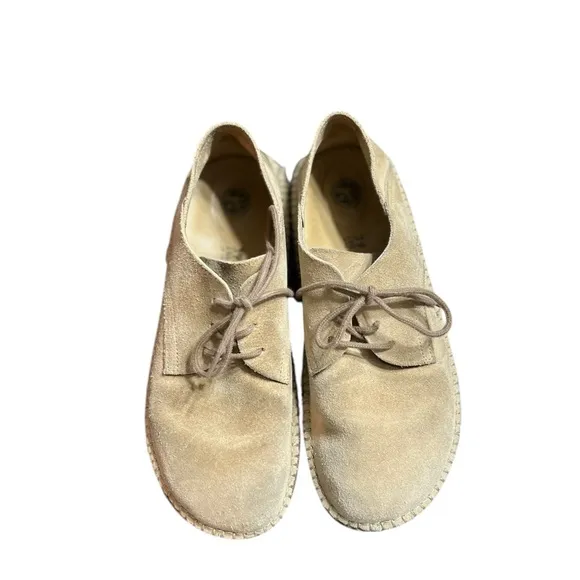 BIRKENSTOCK Gary Suede Ginger Oxford Lace Up Shoes