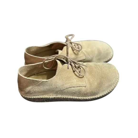 BIRKENSTOCK Gary Suede Ginger Oxford Lace Up Shoes