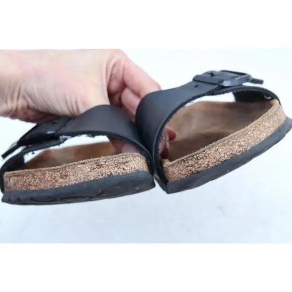 Birkenstock Madrid Sandals Shoes Synthetic Birko Flor Women's 39 Us 8