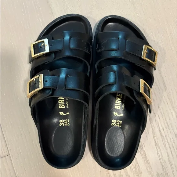 Birkenstock St Barths Natural leather sandals size 38