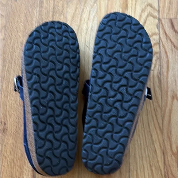 Birkenstock sz 40 US 9 Buckley shearling Navy Suede Shoes great condition