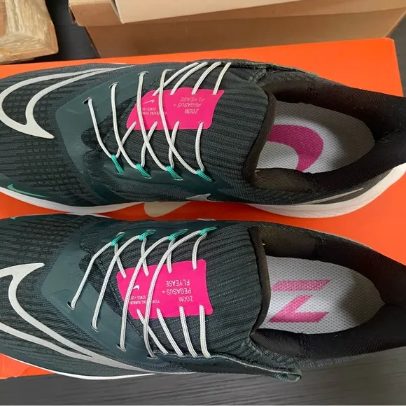 Black and Silver Athletic Shoes