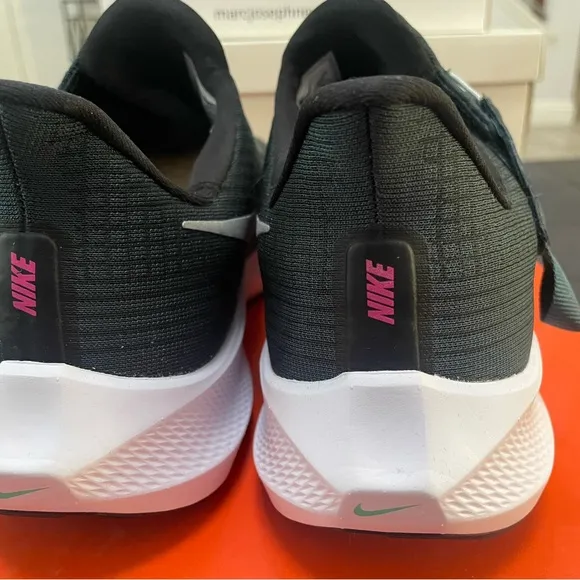 Black and Silver Athletic Shoes