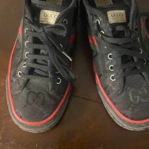 Black in red Gucci shoes size 9