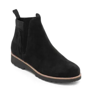 Blondo Perla Waterproof Black Suede Leather Ankle Boots Booties Size 8