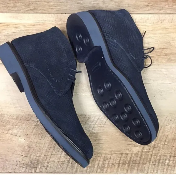 Blue Italian Chukka Boots