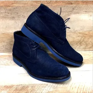 Blue Italian Chukka Boots