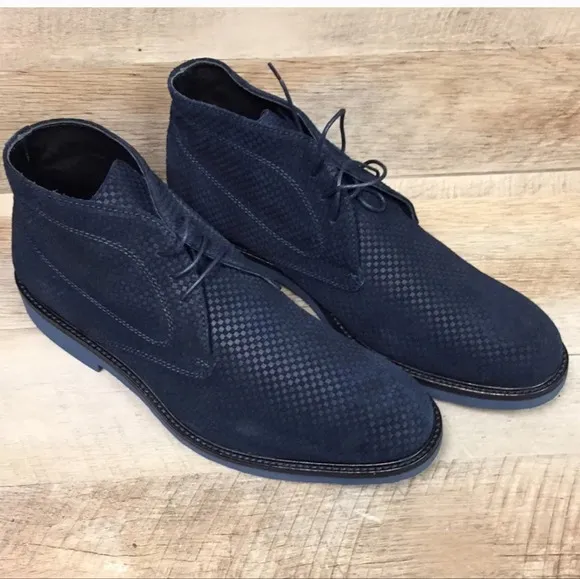 Blue Italian Chukka Boots