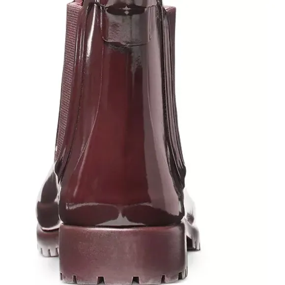 BNWOB Michael Kors Dark Berry Ankle Rain Boots NWOB