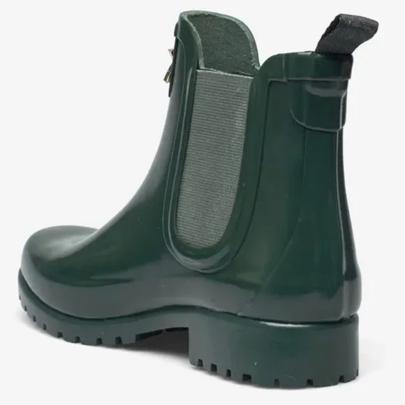 BNWOB Michael Kors Moss Green Ankle Rain Boots