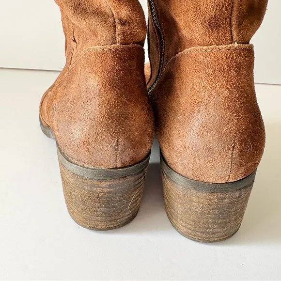 Born Beckett Brown Suede Leather Boots