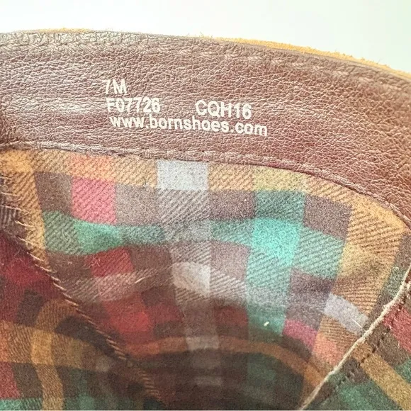 Born Beckett Brown Suede Leather Boots