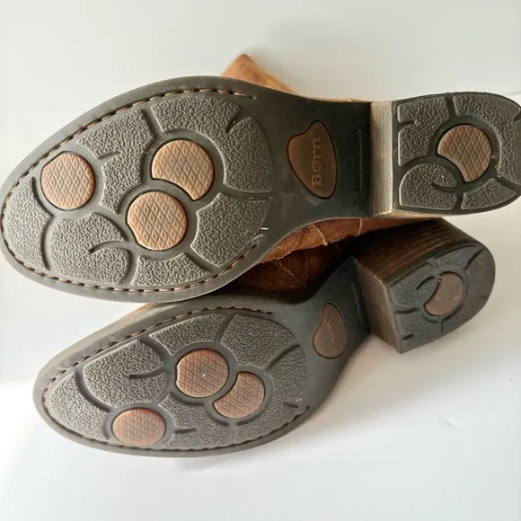 Born Beckett Brown Suede Leather Boots